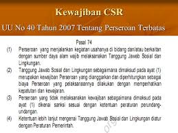 Memahami UU dan Regulasi CSR di Indonesia Tanpa Ribet Memahami UU dan Regulasi CSR di Indonesia Tanpa Ribet