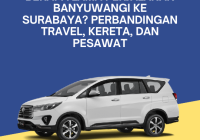 Berapa Lama Perjalanan Banyuwangi ke Surabaya? Perbandingan Travel, Kereta, dan Pesawat