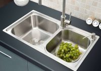 wastafel dua bak dapur profesional